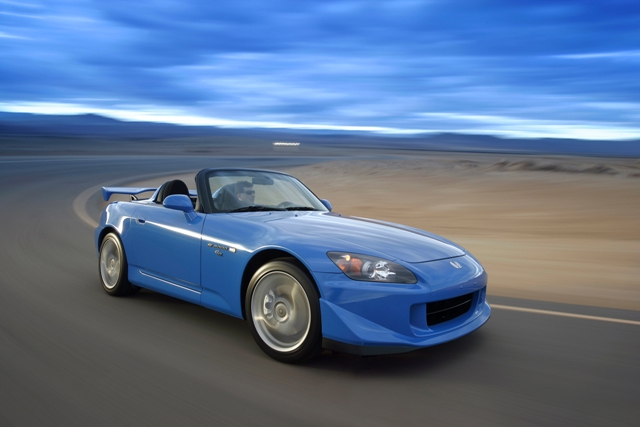 Honda S2000 drives off into the sunset