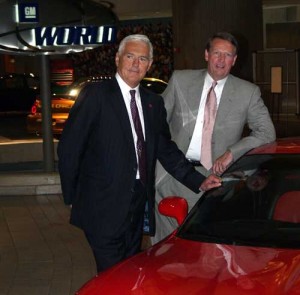 Bye-Bye Bob: Lutz with GM CEO Rick Wagoner 