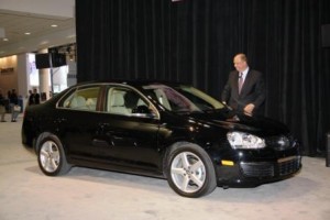 Motor Week Host John Davis with Best-of-the-Year VW Jetta TDI