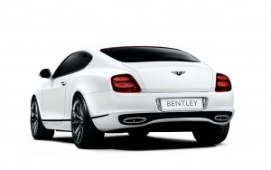 This is the angle most folks will see of the Bentley Continental Supersports.