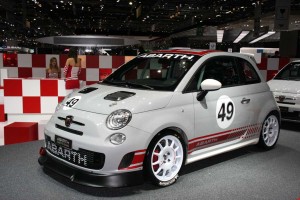 Abarth is one of the regular visitors to the Geneva Motor Show; its performance version of the Fiat Cinquecento shown here.