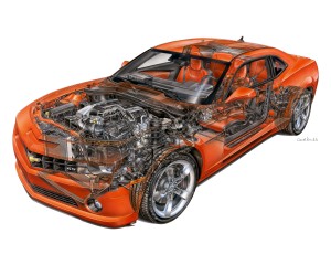 2010 Chevrolet Camaro SS David Kimble Illustration