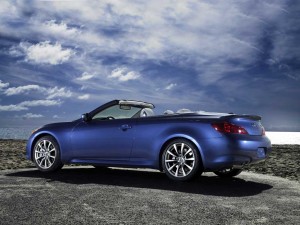 Infiniti traded off trunk and rear seat space to deliver a convertible that maintains the looks of the sleek G37 Coupe.