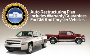 Treasury Dept. will provide the bulk of funds for the Warranty Commitment Program, designed to cover GM, Chrysler warranties in the event of a bankruptcy.