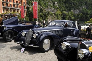 Grand Prize winner at this year's Concorso d'Eleganza Villa d'Este was this equally rare Alfa Romeo 8C.