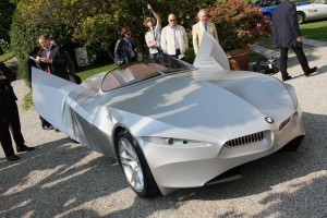 With its lycra skin, the BMW Gina concept vehicle can actually wink its headlights.