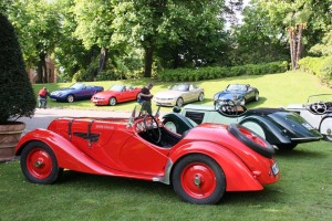 BMW showcased a complete collection of roadsters, dating back 75 years, from the original 315/1 to the new, 2009 Z4.