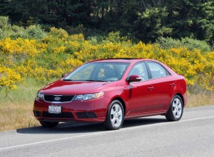 The 2010 Kia Forte replaces the back-of-the-pack Spectra sedan.