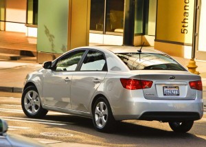 The 2010 Kia Forte delivers some pleasant surprises, including a segment-leading trunk boasting 14.7 cubic feet of cargo space.