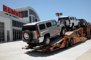 May 2005: HUMMER H3 from Shreveport arrrives at Orr HUMMER 