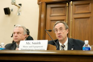 President of E&E Manufacturing, Wes Smith, testifying before the House Small Business Committee at a hearing examining the impact of the auto crisis on small suppliers. 