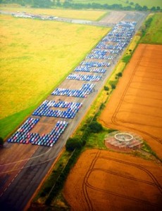 Subaru Car Mosaic, courtesy Guinness