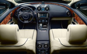 The cockpit of the new sedan is decidedly more modern than what many past Jaguar owners will be used to, building on the styling cues first seen on the Jaguar XF.