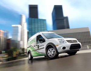 Ford hopes to launch its first commercial battery-electric vehicle, the Transit Connect EV, in 2010, with a battery-powered Focus to follow a year later.