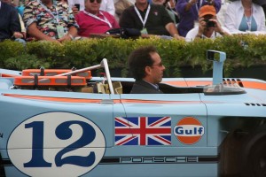 Though he's captured top honors in year's past, comic and collector Jerry Seinfeld had to settle for runner-up status, this year, with his 1970 Porsche 908 race car.