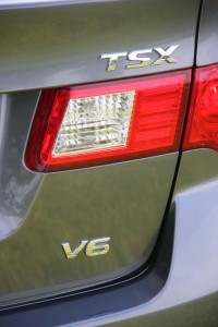 Surprisingly, Acura has done little more than bolt on a new badge to visually distinguish the 2010 TSX V-6.