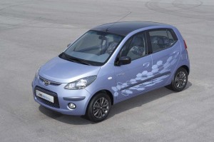 The 2010 Hyundai i10 Electric will be launched in the Korean home market next year, but initially targeted at fleet users.