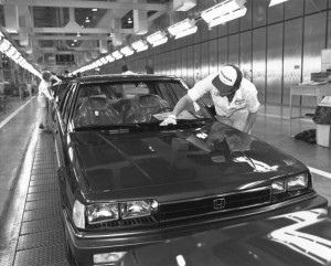 Detroit dared the Japanese to "build cars where you sell them." Initially reluctant, makers like Honda -- which opened the first Japanese auto "transplant," in Marysville, Ohio, in 1982 - soon embraced the idea.