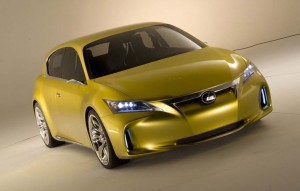 While European makers dominate the Frankfurt Motor Show, Lexus is one of many Asians putting on a strong showing, here with the 2010 Lexus LF-Ch concept.