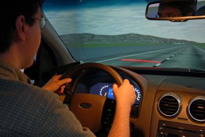 Data show 80% of accidents are caused by distracted driving, but if you have a collision in Ford's Distraction Lab, just hit "reset" and start all over again.