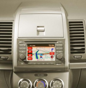 Nissan is offering this navigation system on the Sentra and Versa models for just $400.