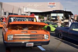 There were vast open spaces out front of the Las Vegas Convention Center, this year.