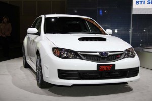 The track-ready 2010 Subaru STi Spec Edition made its debut in Los Angeles.