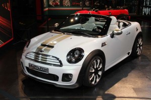 The Mini Roadster concept is a bit more aggressive than the current convertible.