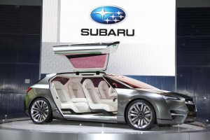 The Subaru Hybrid Tower concept signals the Japanese maker's plan to launch its first -electric model in 2012.its fi