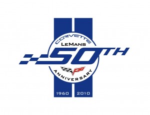 Corvette 50th Anniversary LeMans Logo