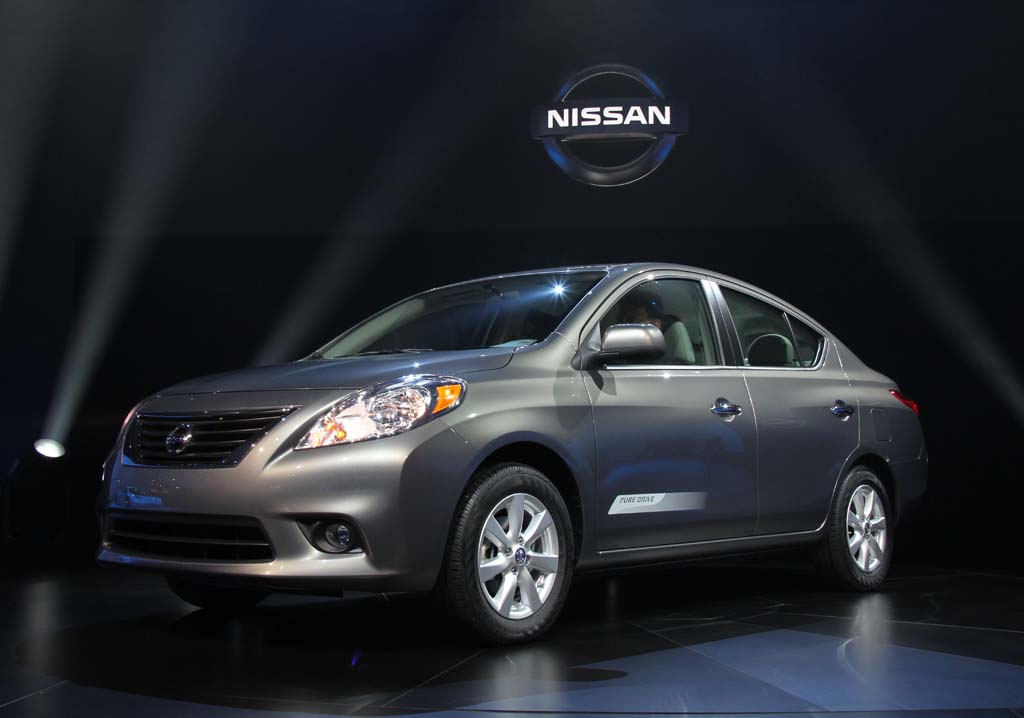 First Look: 2012 Nissan Versa sedan