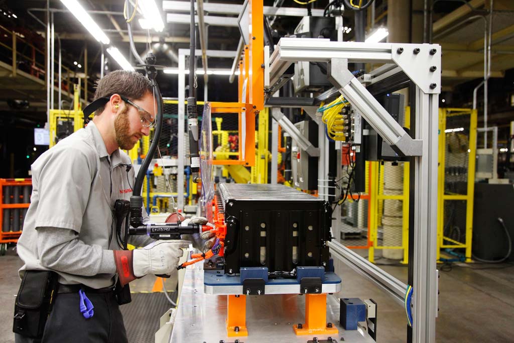 Nissan Opens US Leaf Battery Plant