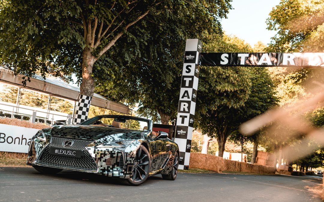 Lexus Lets LC Convertible Loose at Goodwood Festival