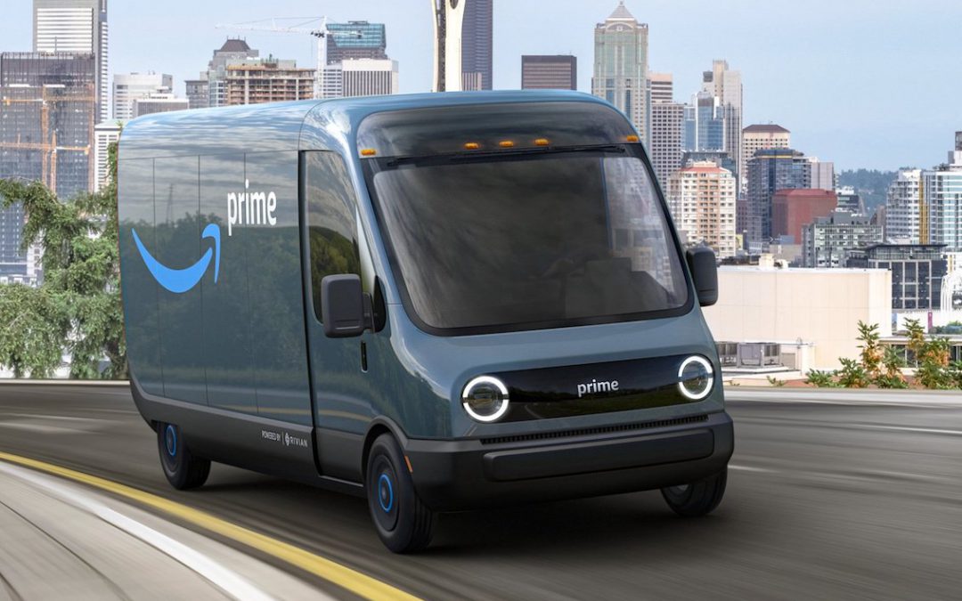 Amazon Orders 100k Rivian Vans as Part of Broad Environmental Campaign