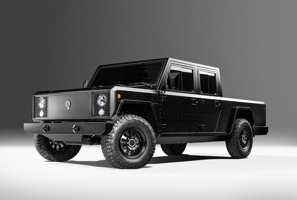 Bollinger Reveals First Battery-Pickup, SUV Models