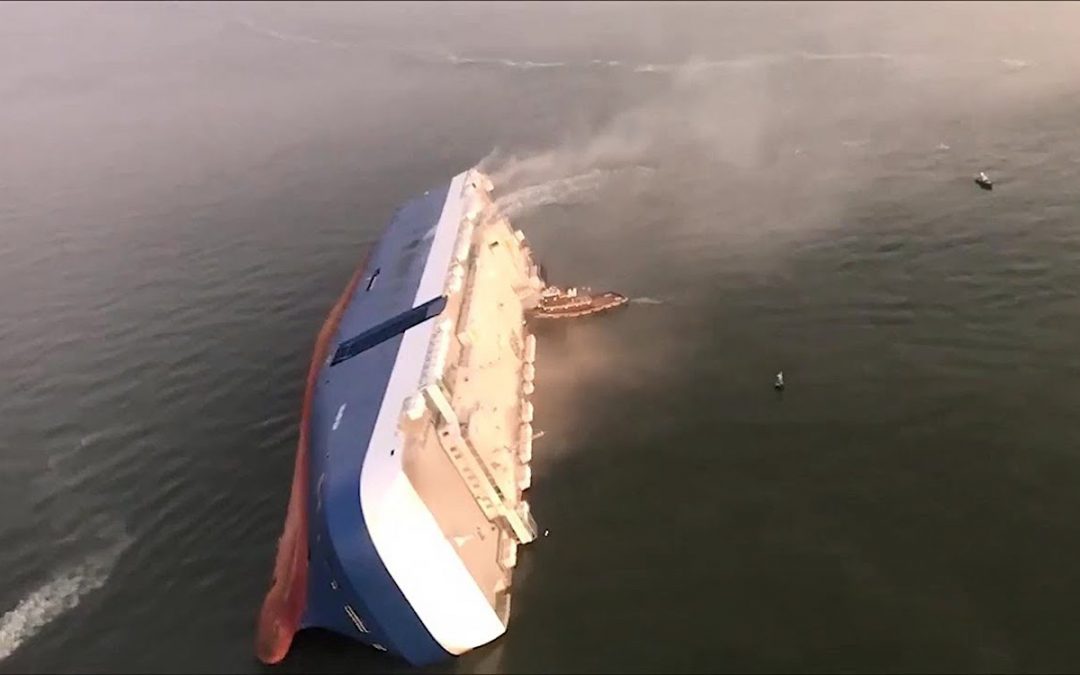 Top Eastern U.S. Port Beginning to Accept Ships Despite Capsized Auto Carrier