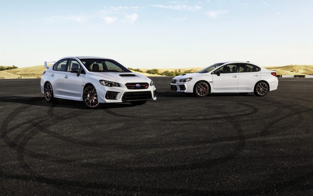 Subaru Reveals Limited Edition Series.White WRX, WRX STI