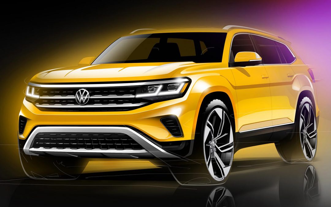 VW Offers First Look at Updated 2021 Atlas – and Confirms New Entry CUV