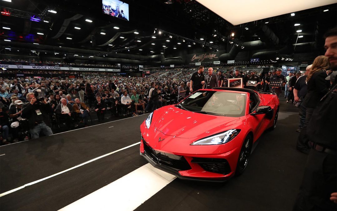 First Corvette C8 Draws $3 Million at Barrett-Jackson Auction