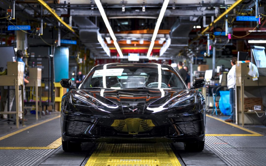 First 2020 Corvette Stingray Rolls Off Production Line