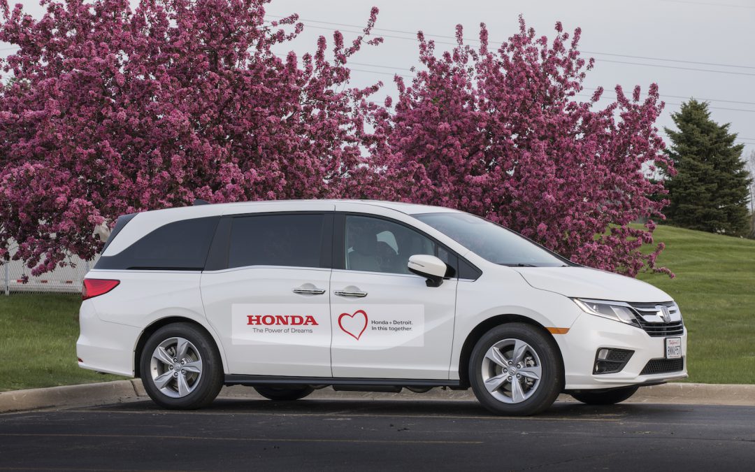 Honda Delivers 10 Specially Outfitted Odysseys to Help Detroit in COVID Fight