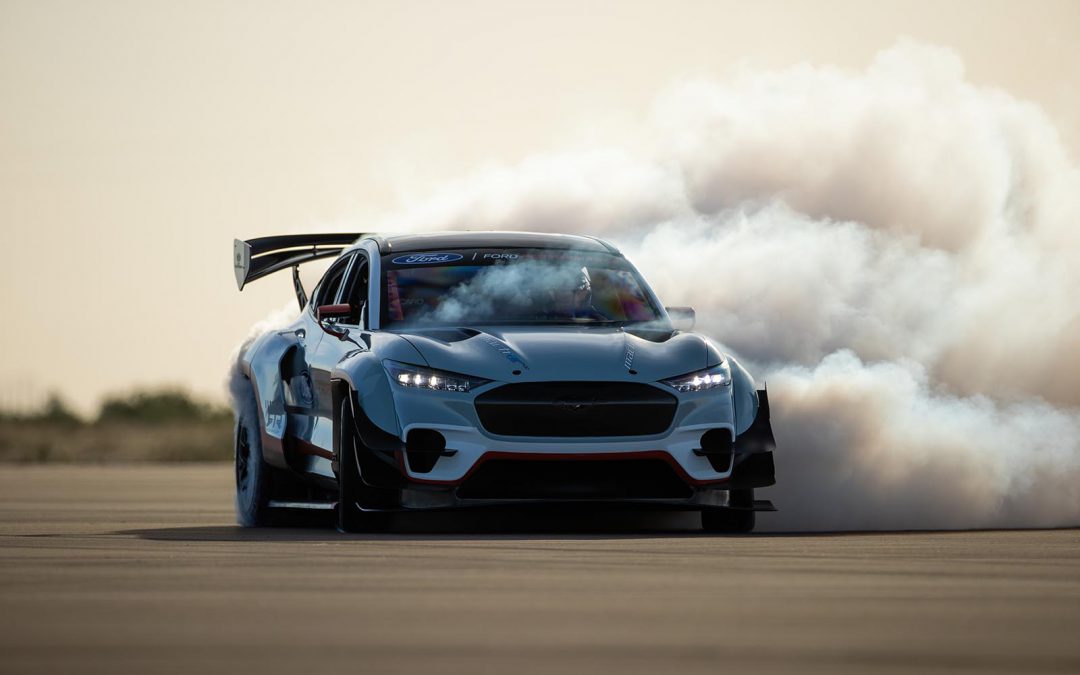 Ford Pumps Mustang Mach-E Up to 1,400 HP With Track Car