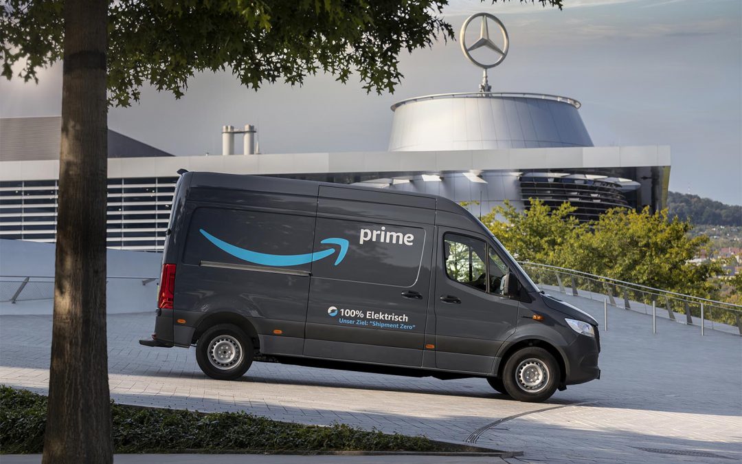 Amazon Orders 1,800 Electric Delivery Vans from Mercedes-Benz